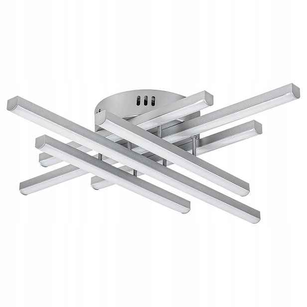 Stříbrná minimalistická stropní svítidlo Led