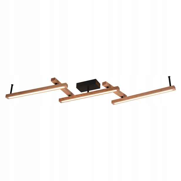 Stropní svítidlo stropní svítidlo Led cik-cak hnědá Trio