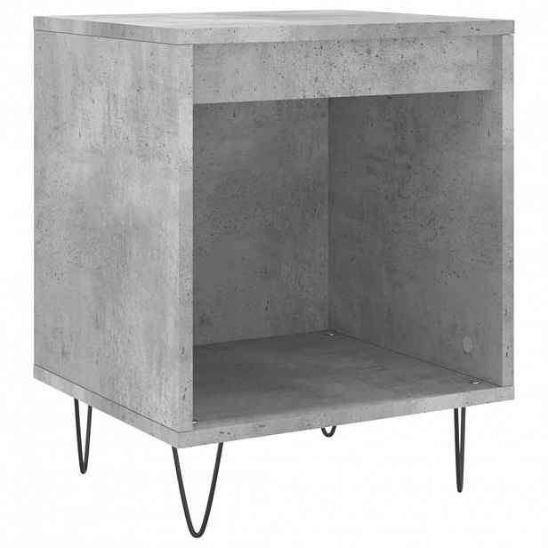vidaXL Noční stolek betonově šedý 40 x 35 x 50 cm kompozitní dřevo