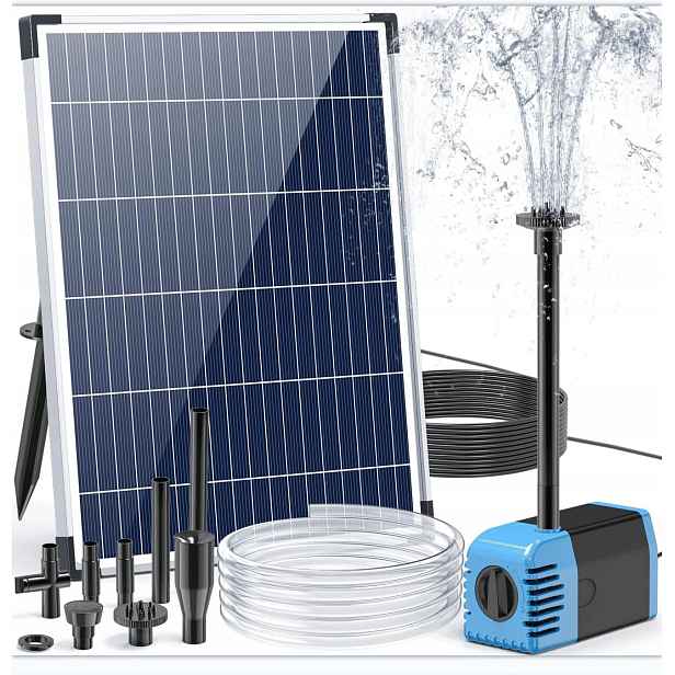 Biling 12W Solární Čerpadlo Do Jezírka 605 L/h, Fontána