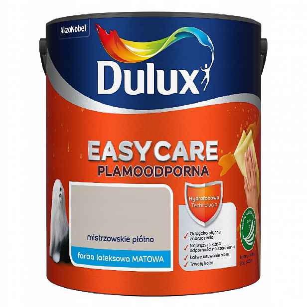 Dulux Easycare barva odolná proti skvrnám Mistrovské plátno 5L