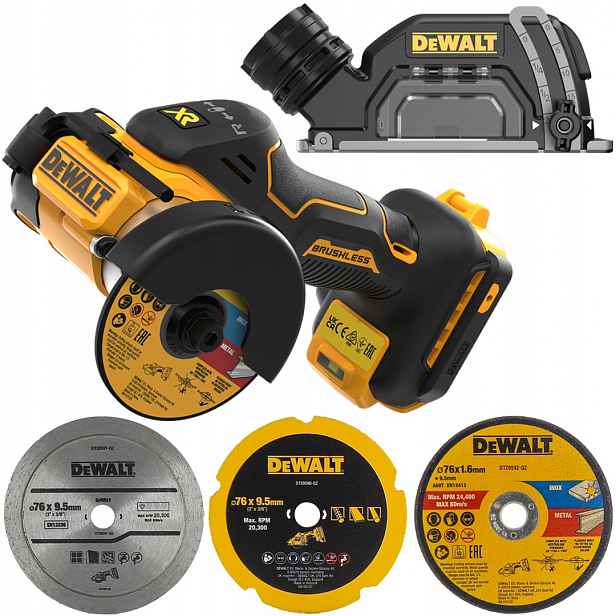 Kompaktní úhlová bruska DeWALT DCS438N 76 mm