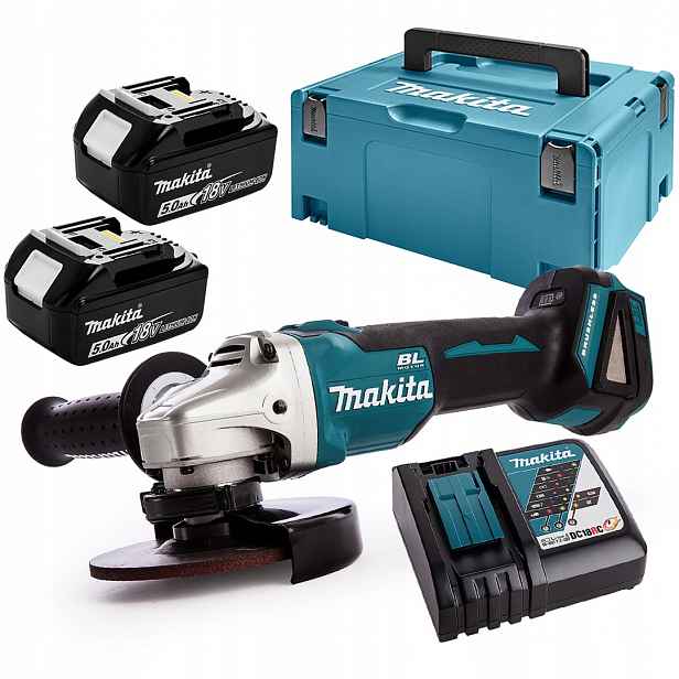 Makita DGA506RTJ bruska 125 mm 18V Xpt MakPak