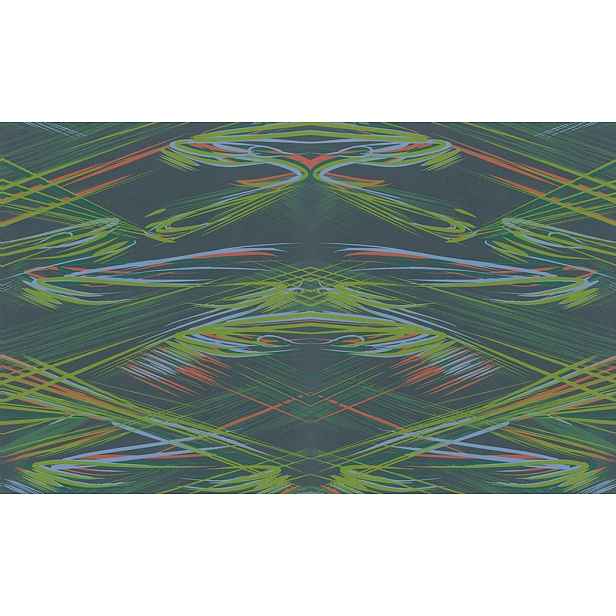 Tapeta Abstraktní Vzor Odstíny Zelené Vinyl 10,05 m x 106,00 cm