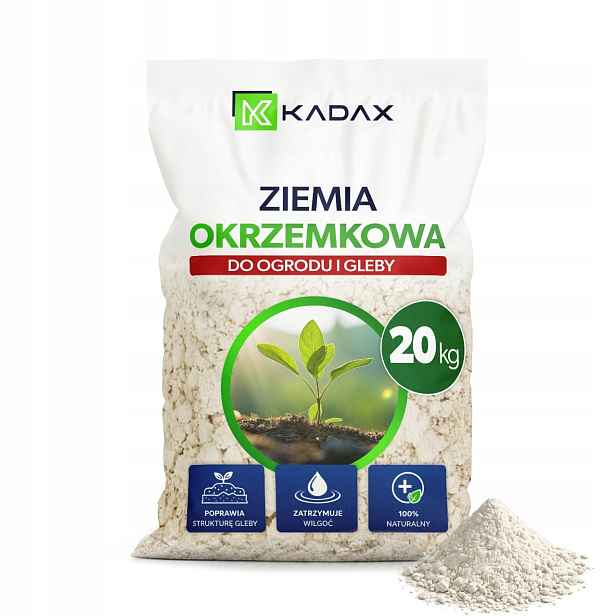 Křemelina 20 Kg Diatomitové Hnojivo Pro Rostlinnou Zahradu, Zlepšení Vývoje