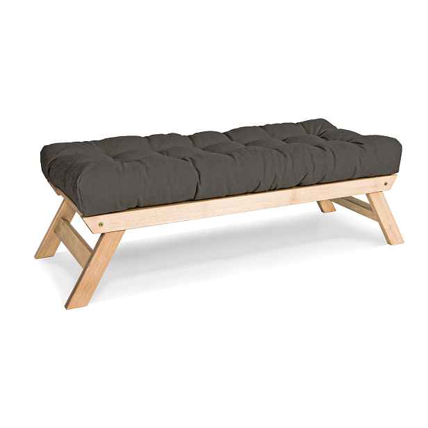 MarLiving Lavice BREEZIO 01 140 cm z masivu/šedá