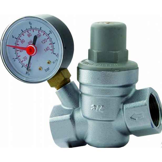 Reduktor Tlaku Vody 3/4'' Manometrem 3/4