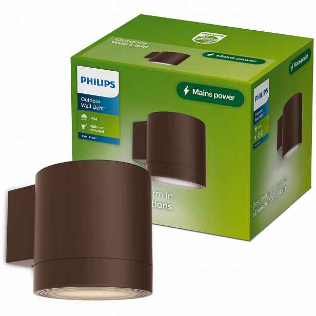 Zahradní nástěnné svítidlo Led fasádní lampa GU10 IP44 Fylx Philips