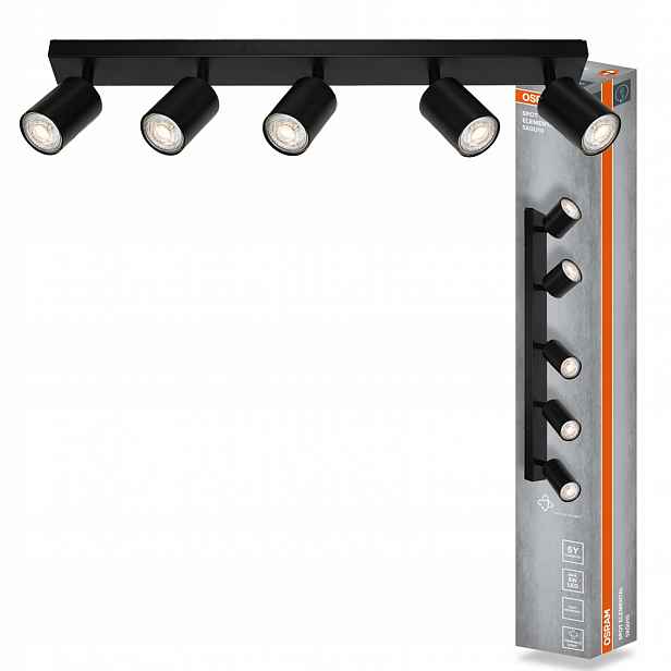 Nástěnná lampa stropní svítidlo Led reflektor Spot 5x GU10 Elemental Osram