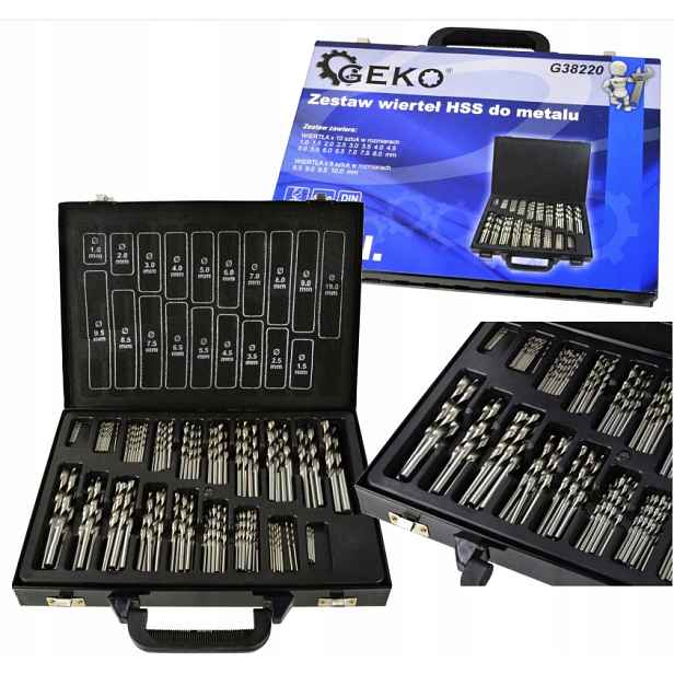 Sada Vrtáků Do Kovu Hss 170KS 1-10 MM Kufr