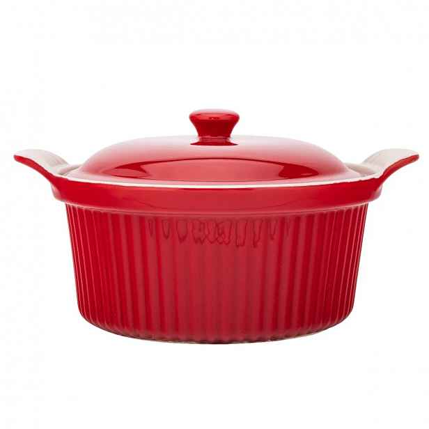 Žáruvzdorná nádoba kulatá keramická s víkem Red Chilli 2,2 l