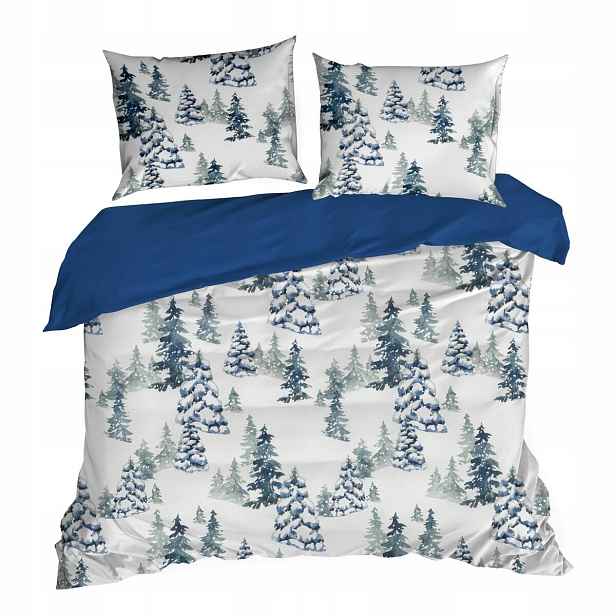 Povlečení Natal 220x200 Vánoční les Bavlna 100%