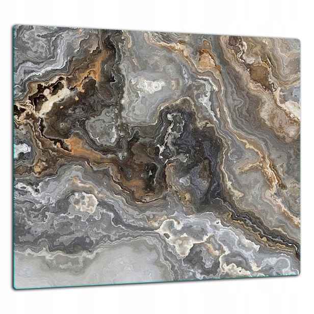 Skleněná Ochranná Deska Panel Lepidlo 65x60 Mramor