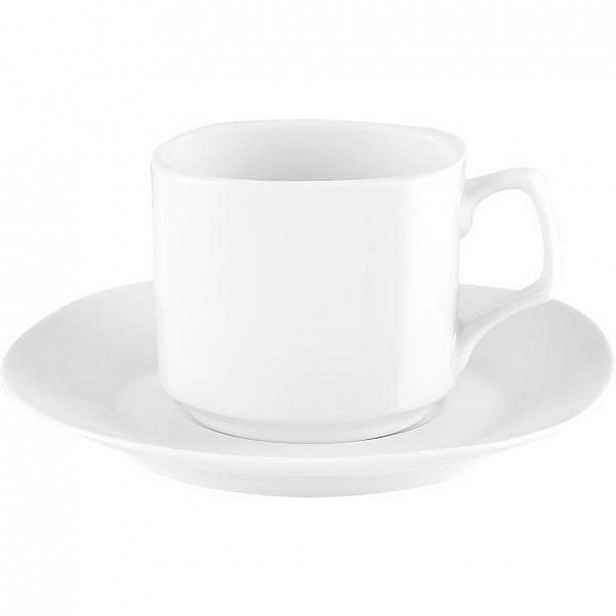 Homeware Šálek Na Kávu S Podšálkem, Porcelán - Šálky na kávu - 0071360007