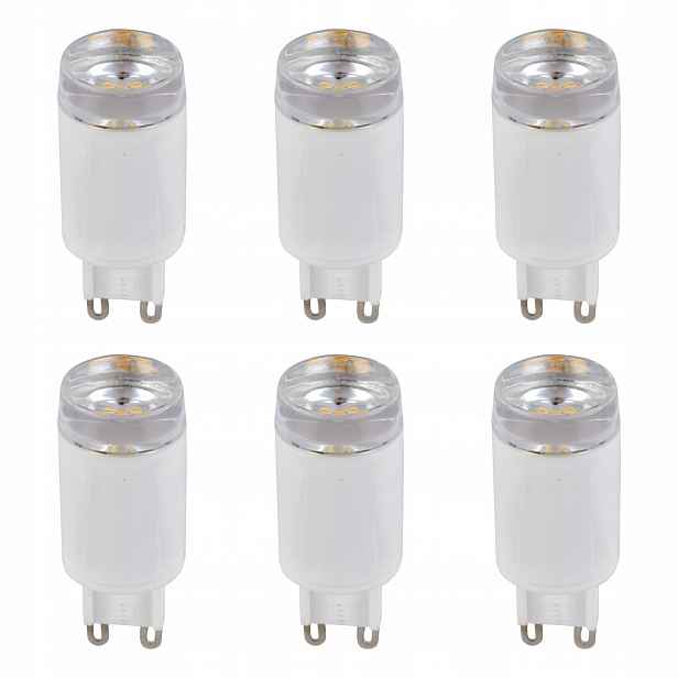Tk Lighting Sada 6x Led žárovka G9 3W Neutrální 330lm Bílá