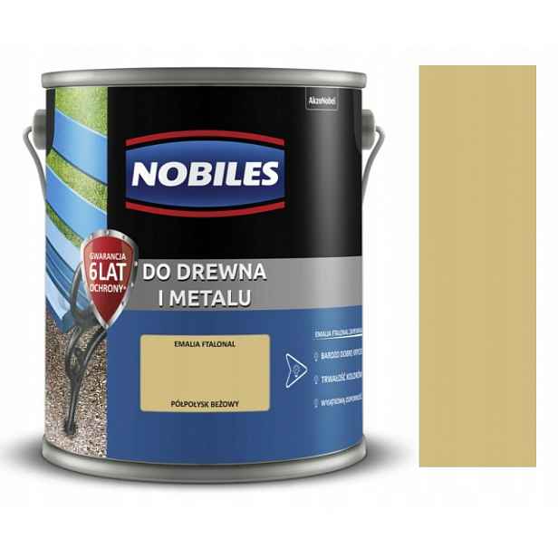 Nobiles Ftalonal Na Dřevo A Kov 5 L Béžový