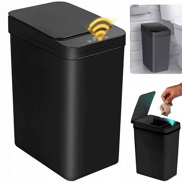 Odpadkový Koš Flip Bin Inteligentní Bezdotykový Senzor 12L Voděodolný