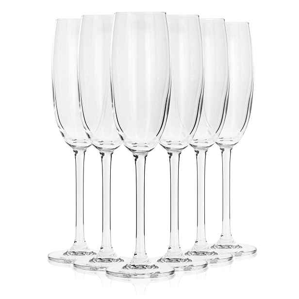 Skleničky na šampaňské a prosecco Ambition Veronica 200 ml 6 ks