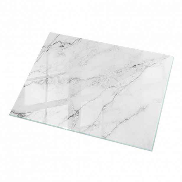 TULUP SKLENĚNÁ DESKA 120x80 cm Vzor mramorového povrchu