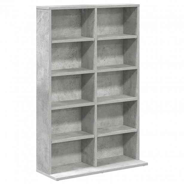 vidaXL CD skříň Betonově šedá 65 x 23,5 x 97,5 cm Kompozitní dřevo