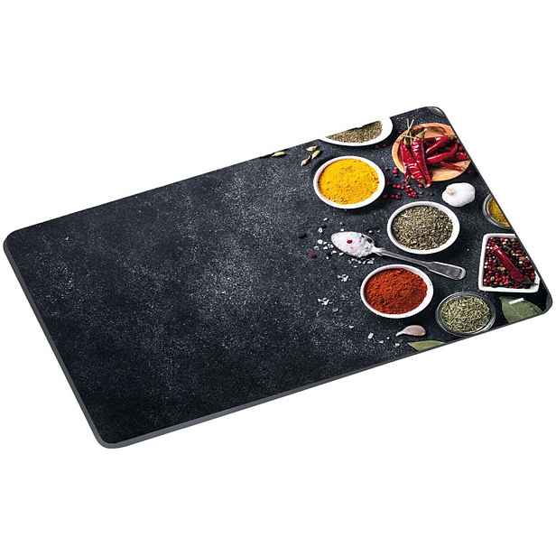 Kesper Skleněné krájecí prkénko SPICES 38x28,5 cm černé