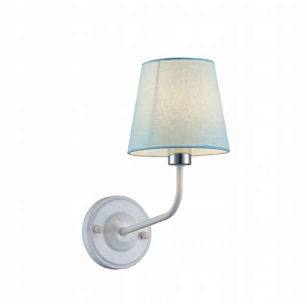 Modro-bílé nástěnné svítidlo 1X60W E14 York Ledea