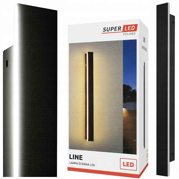Nástěnná lampa 60 cm, fasádní, Nástěnná, Zahradní, Led 19W