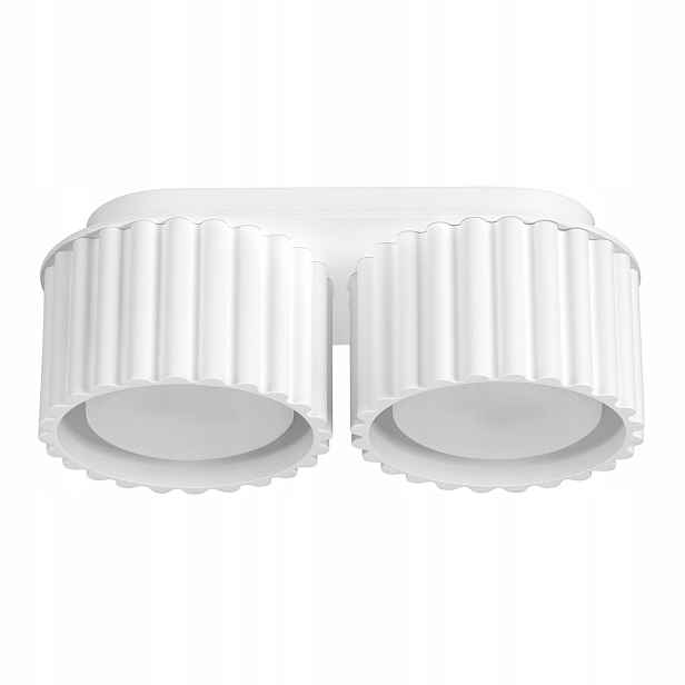 Sollux Lighting Stropní svítidlo bílá oválná 21 cm 2xGX53