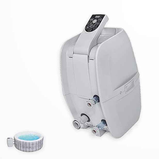 Topná pumpa AirJet šedá do lázní Lay-Z-Spa Fiji 60085 Bestway 180 x 66 cm