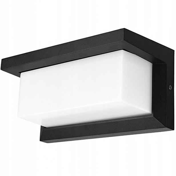 Venkovní Nástěnné Svítidlo Fasádní Zahradní Led 12W S Čidlem Pohybu IP65 Alu