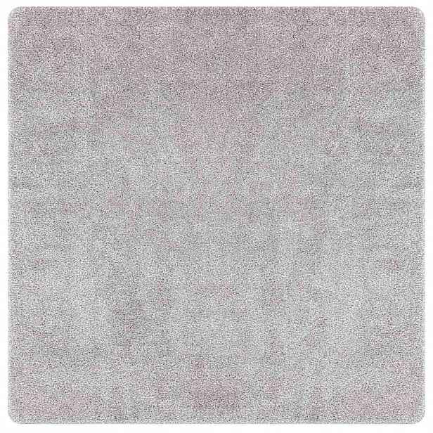 vidaXL Protiskluzový Shaggy koberec Šedá 120 x 120 cm PP