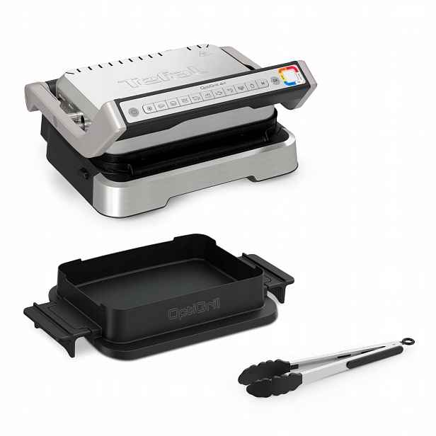 Elektrický gril Tefal 4v1 GC776D10 Vysoký výkon 2100 W Černý/Stříbrný