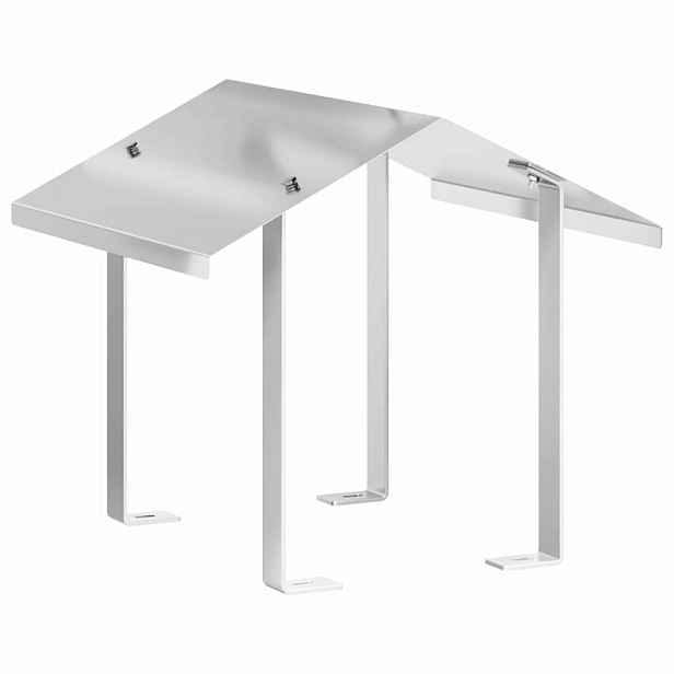 vidaXL Komínová digestoř Stříbrná 40 x 40 x 37,5 cm Nerezová ocel