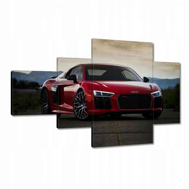 Obrazy 130x80 Červené Audi Auto