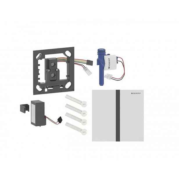 Geberit - Elektronické ovládání splachování pisoárů typ 40, bateriové napájení, easy to clean, Bluetooth, matná bílá 116.237.JT.1