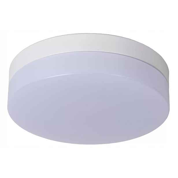Stropní Svítidlo stropní Led koupelnový bílý kulatý 23 cm teplá barva IP44 Lucide