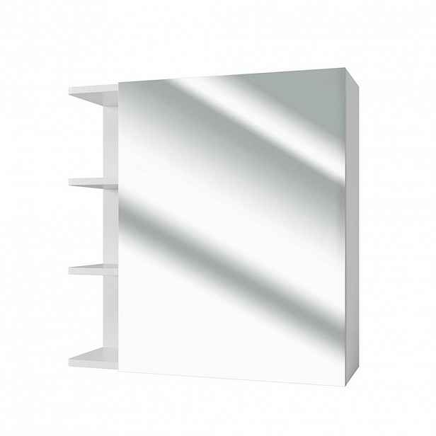Vicco KOUPELNOVÁ ZRCADLOVÁ SKŘÍŇKA Fynn Bílá 62 x 64 cm