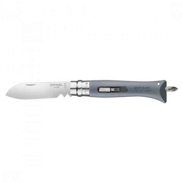 Kapesní nůž N°09, nerezová ocel, 8 cm, "DIY", Grey - Opinel