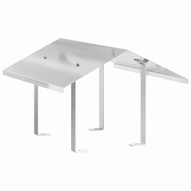 vidaXL Komínová digestoř Stříbrná 50 x 60 x 37 cm Nerezová ocel