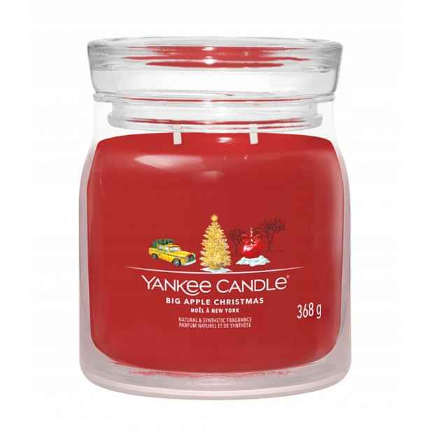 Yankee Candle Big Apple Christmas střední sójová svíčka se dvěma knoty 368