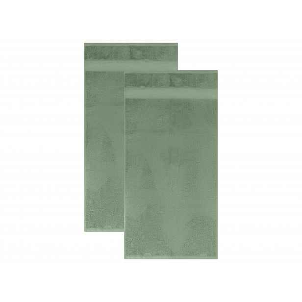 Livarno® Froté ručník, 50 x 100 cm, 600 g/m2, 2 kusy (zelená)