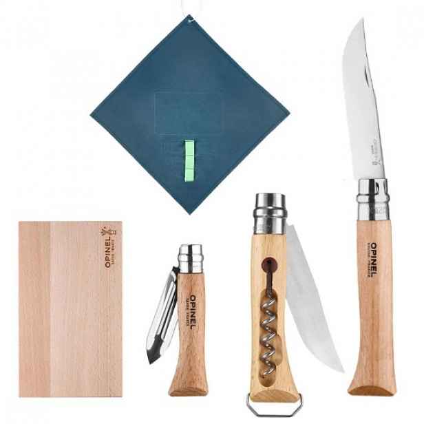 Sada kuchyňských nožů, 5 kusů, "Nomad Cooking" - Opinel