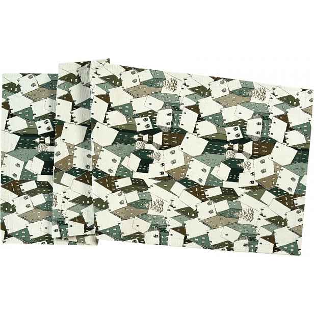 Sander Běhoun na stůl Rooftop, 50 x 140, eucalyptus/taupe 86169-58