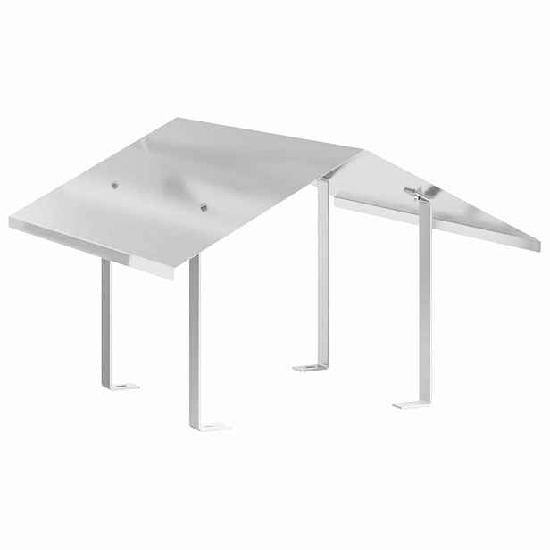 vidaXL Komínová digestoř Stříbrná 60 x 60 x 38 cm Nerezová ocel