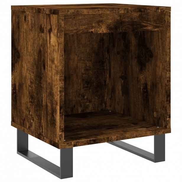 vidaXL Noční stolek kouřový dub 40 x 35 x 50 cm kompozitní dřevo