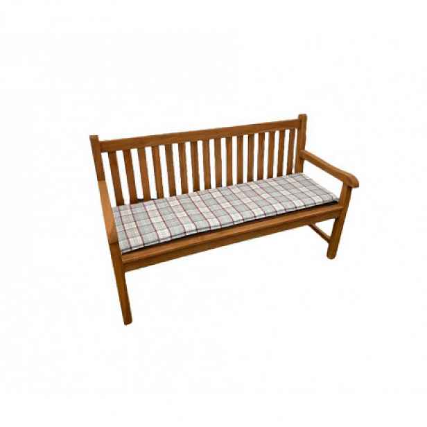 Doppler Sedák CASA na 2místnou lavici 120 x 45 x 4 cm, bordó (vínová)