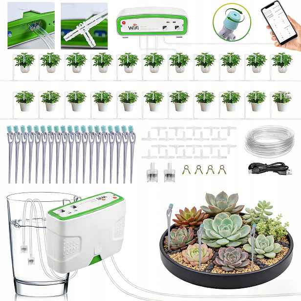 Inteligentní Automatický Systém Pro Rostliny V Květináčích Wi-fi/usb