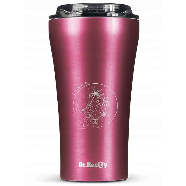 Termohrnek Dr.Bacty Apollo na kávu do auta Pink 360 Ml