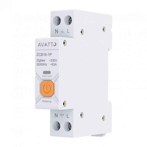 Nadproudový spínač Avatto ZWCB16 ZigBee
