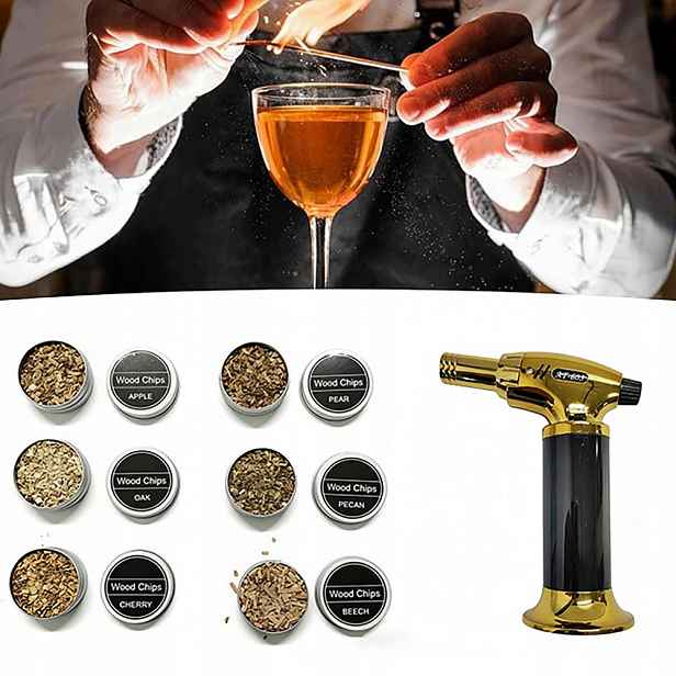 Sada na uzení Whisky Smoker Gadget Dárek pro muže na Valentýna